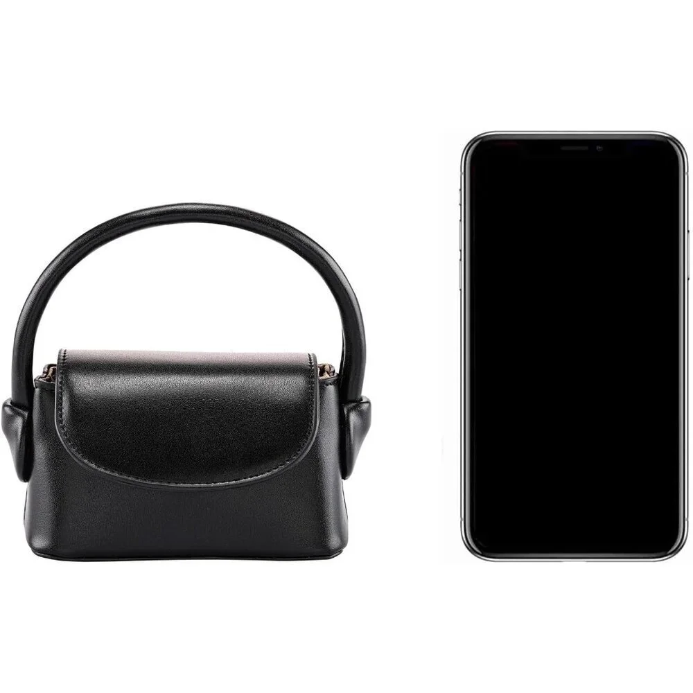 Women Mini PU Leather Purse Crossbody Clutch Gift Trendy Petite Bag